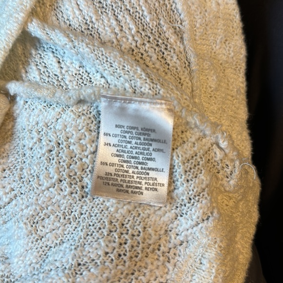 Anthropologie Saturday Sunday Almeria Hooded Cowl Top Cream Sweater - Picture 9 of 11